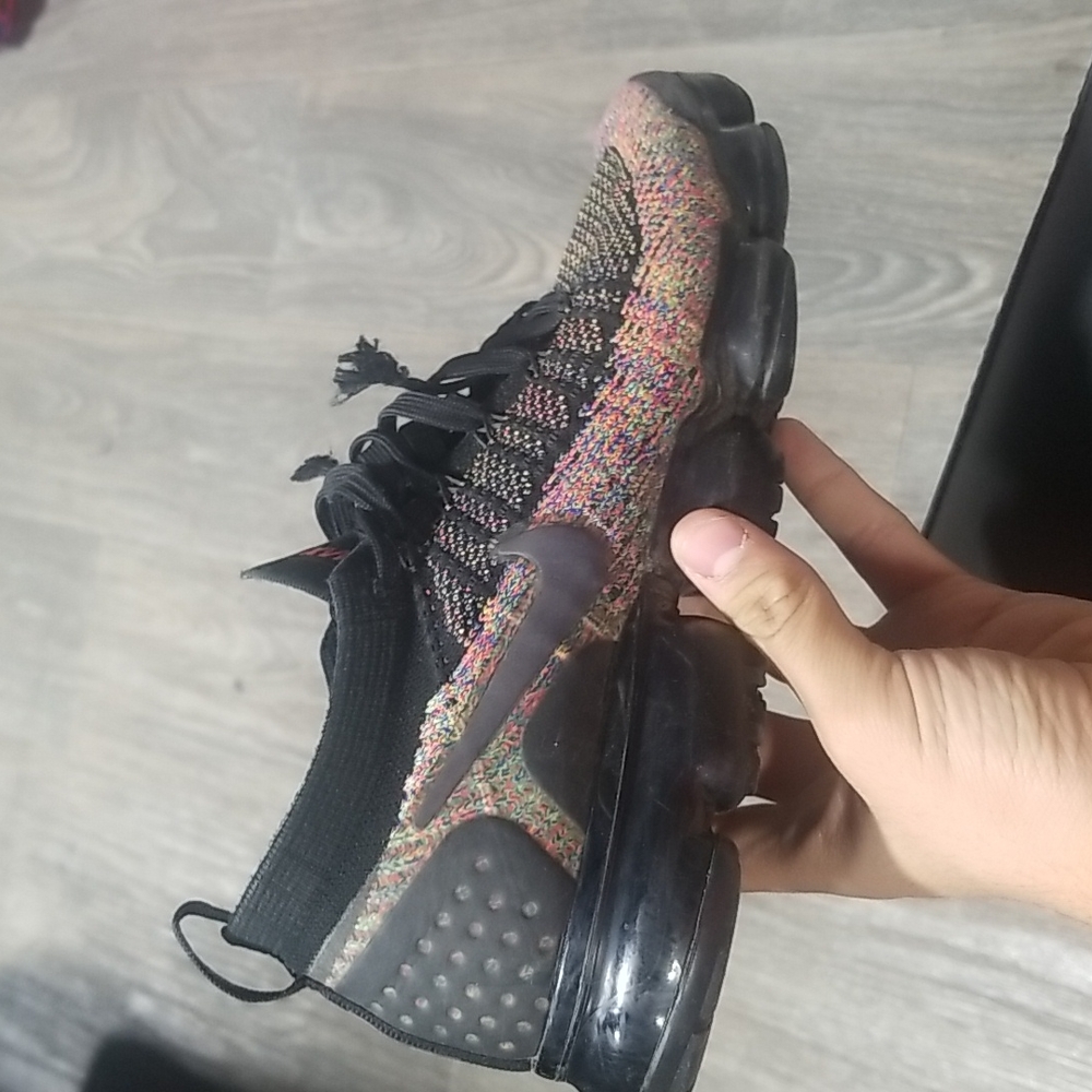 I am Selling my Nike VaporMax fkynit 2.0 Multicolor. They are a size 8 in MEN.